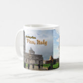 Der lehnende Turm von Pisa, Italien Kaffeetasse (Vorderseite Links)