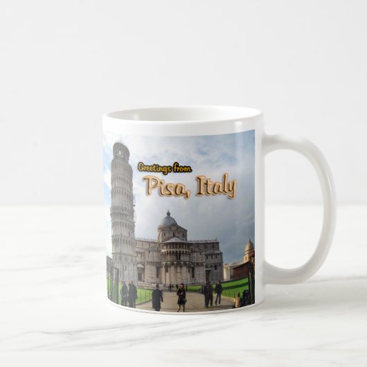 Der lehnende Turm von Pisa, Italien Kaffeetasse (Rechts)