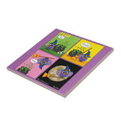 Der Lehrassistent - Comic reinigen Fliese (Seite)