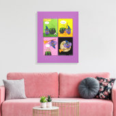 Der Lehrassistent - Comic reinigen Leinwanddruck (Insitu (Wohnzimmer))