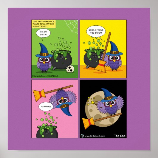 Der Lehrassistent - Comic reinigen Poster (Vorne)