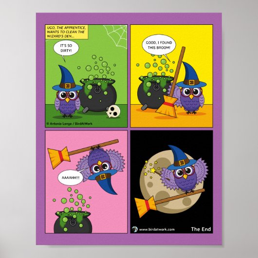 Der Lehrassistent - Comic reinigen Poster (Vorne)