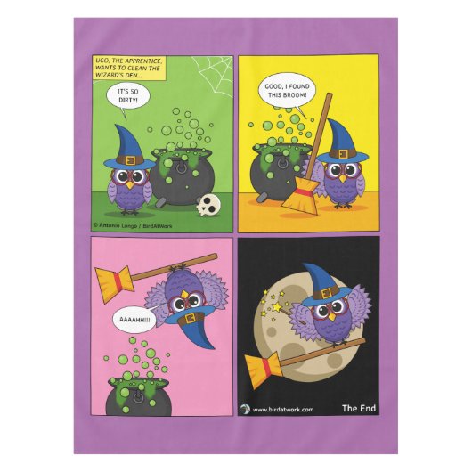 Der Lehrassistent - Reinigung Tischdecke (Vorderseite)