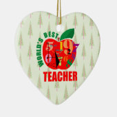 Der Lehrer-Apples | der Welt beste Mathe-Geometrie Keramik Ornament (Rechts)