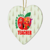 Der Lehrer-Apples | der Welt beste Mathe-Geometrie Keramik Ornament (Links)