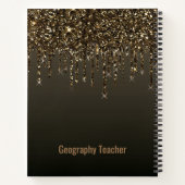 Der Lehrer der Geografie, Geschenkartikel des schi Notizblock (Rückseite)