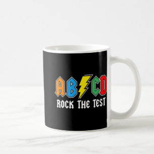 Der Lehrer des Tages Motivierend Retro Rock the Te Kaffeetasse
