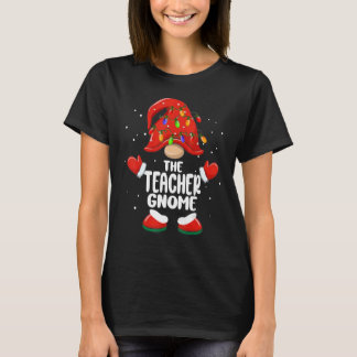 Der Lehrer Gnom Weihnachten Familie Matching Pjs X T-Shirt