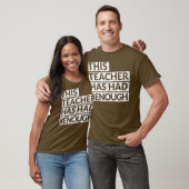 Der Lehrer hatte genug genug AntiGun Orange T-Shirt (Unisex)