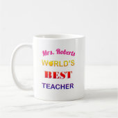 Der Lehrer-Kaffee-Tassen-Tassen der Welt beste Kaffeetasse (Links)