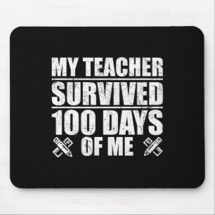 Der Lehrer überlebte 100 Tage meines Fun Student Mousepad