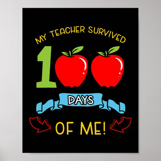 Der Lehrer überlebte 100 Tage meines Kindergartens Poster (Vorne)