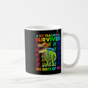 Der Lehrer überlebte 100 Tage von mir 100. Schule  Kaffeetasse