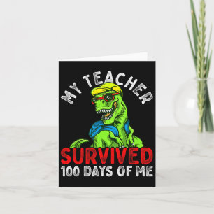 Der Lehrer überlebte 100 Tage von mir 100 Tage in Karte