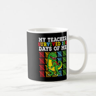 Der Lehrer überlebte 100 Tage von mir für 100 Tage Kaffeetasse