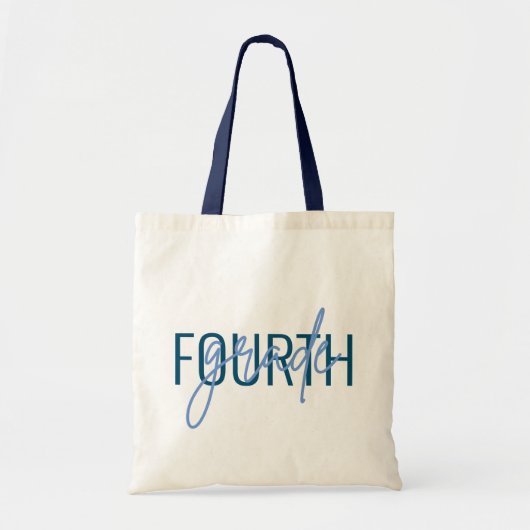 Der Lehrer überreicht jede Stufe moderner Schrift Tragetasche (Vorne)