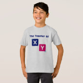 Der Lehrer von X Y Mathe Algebra Lehrer T-Shirt (Vorne ganz)