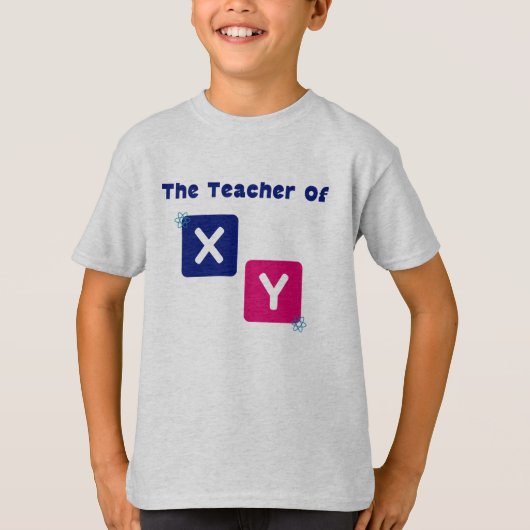 Der Lehrer von X Y Mathe Algebra Lehrer T-Shirt (Vorderseite)