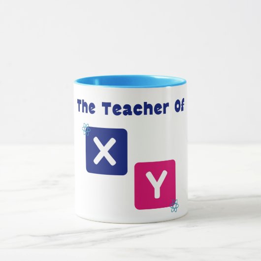 Der Lehrer von X Y Mathe Algebra Lehrer Tasse (Zentrum)