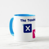 Der Lehrer von X Y Mathe Algebra Lehrer Tasse (Vorderseite Links)