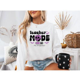 Der Lehrermodus auf einem eigens dafür vorgesehene Sweatshirt