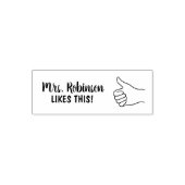 Der Lehrername mag, dass das die Noten aufstockt Permastempel (Design)