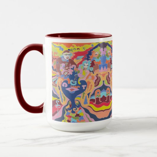 Der Lehrling am Tor Tasse (Links)