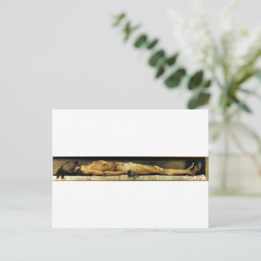 Der Leib des Toten Christi im Grab c. 1522 Postkarte (Stehend Vorderseite)