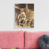 Der leidenschaftliche alte Diener Leinwanddruck (Insitu (Wohnzimmer))