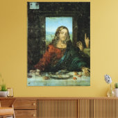 Der Leiter Christi von Leonardo Da Vinci Leinwanddruck (Insitu (Wohnzimmer))
