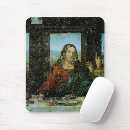 Der Leiter Christi von Leonardo Da Vinci Mousepad (Mit Mouse)