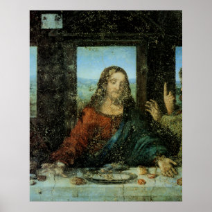 Der Leiter Christi von Leonardo Da Vinci Poster