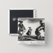 Der Leiter der Savage, die seinen Feind Scalping Button (Vorne & Hinten)