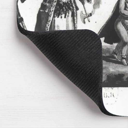 Der Leiter der Savage, die seinen Feind Scalping Mousepad (Ecke)