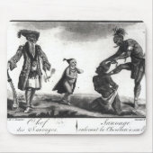 Der Leiter der Savage, die seinen Feind Scalping Mousepad (Vorne)