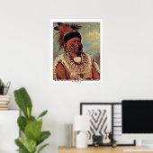 Der Leiter der weißen Wolke der Iowa Poster (Heimbüro)