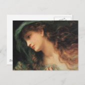 Der Leiter einer Nymph Postkarte (Vorne/Hinten)