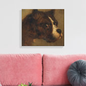 Der Leiter eines Bulldog (von Théodore Géricault) Leinwanddruck (Insitu (Wohnzimmer))