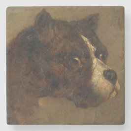 Der Leiter eines Bulldog (von Théodore Géricault) Steinuntersetzer
