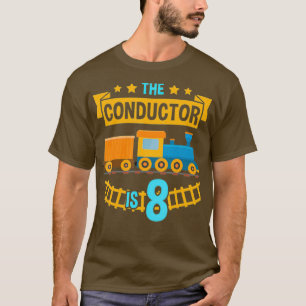 Der Leiter ist die 8. Geburtstagsbahn T-Shirt