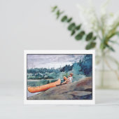 Der Leitfaden von Winslow Homer Fine Art Watercolo Postkarte (Stehend Vorderseite)