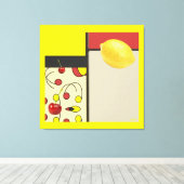 Der Lemon Drop Leinwanddruck (Insitu (Holzboden))