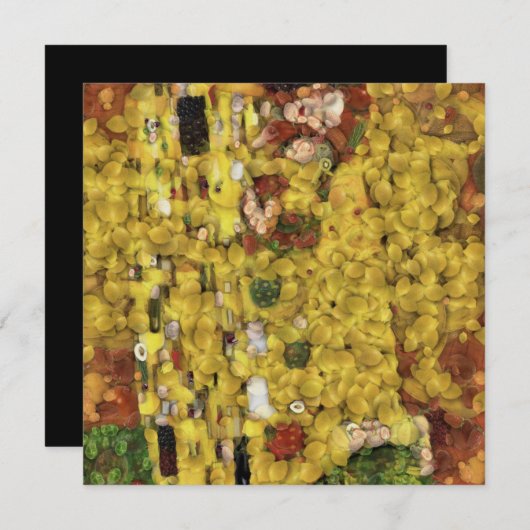 Der Lemon Kiss Gemüseslöffel Kunst Einladung (Vorne/Hinten)