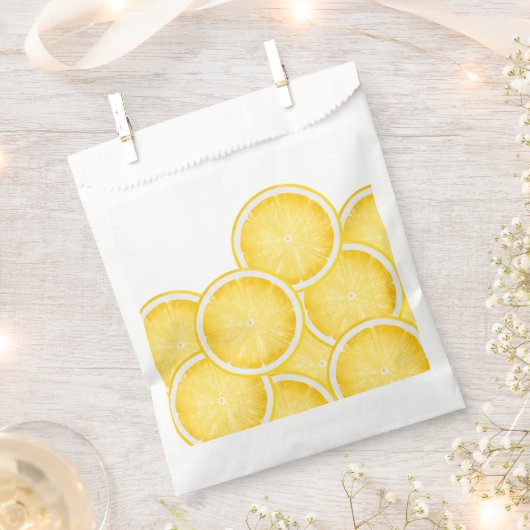 Der Lemon Spritz Yellow Geschenktütchen (Ausgeschnitten)
