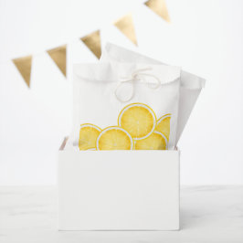 Der Lemon Spritz Yellow Geschenktütchen