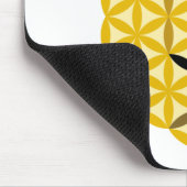 Der Leopard des Lebens - Heilige Tiere 01. Mousepad (Ecke)