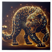 Der Leopard Fliese (Vorderseite)