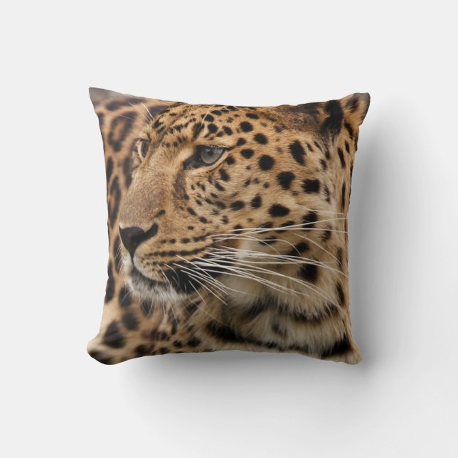 Der Leopard Kissen (Vorderseite)