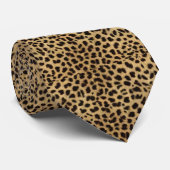 Der Leopard-Krawatte der Männer Krawatte (Gerollt)