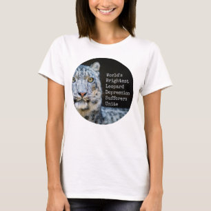 Der Leopard-Krisen-Leidende der Welt hellste T-Shirt